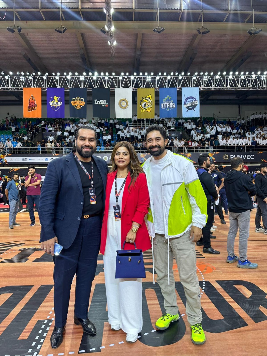 Dushyant Khanna with Rannvijay Singha at the INBL Pro League